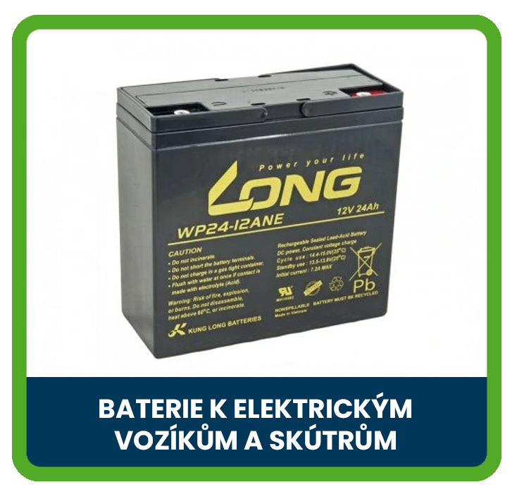 Baterie k elektrickým vozíkům a skútrům
