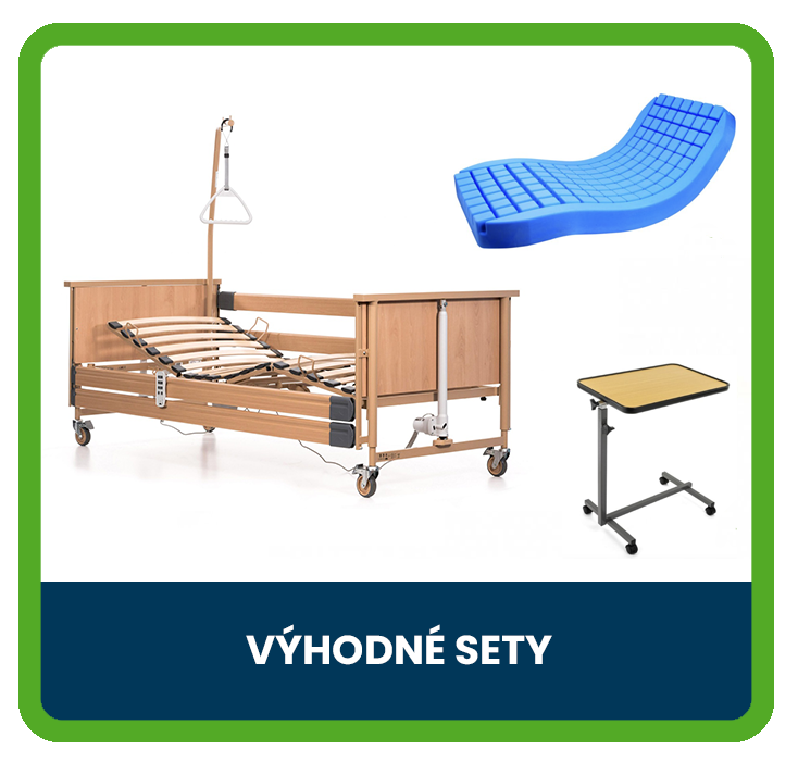 Výhodné sety polohovacích postelí a příslušenství