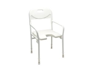 Repasovaná sprchovací židle výškově nastavitelná - šíře sedu 47 cm - Image 1