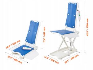 Elektrická stolička do vany s nastavitelnou výškou - Image 8